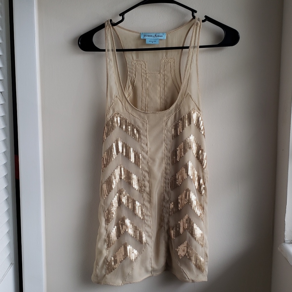 Guess by Marciano Sequined Tank Top
